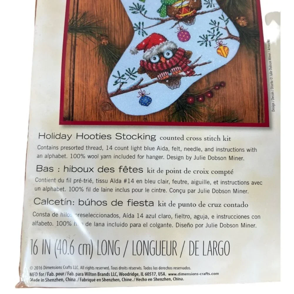 Dimensions Holiday‎   Christmas Stocking Kit